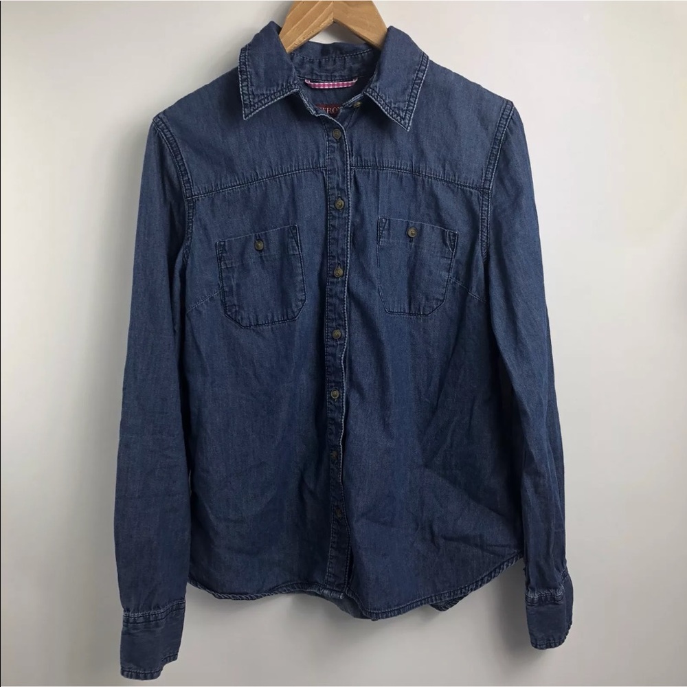 ⭐️Merona | chambray denim button down top